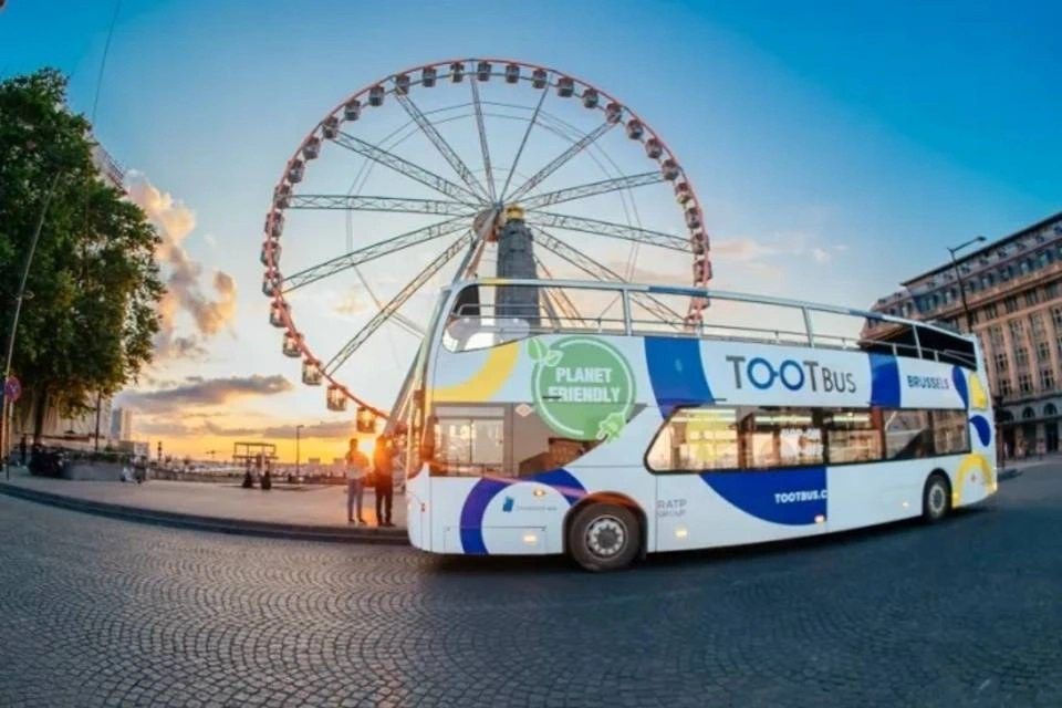 TooTBus: Brussels Smart Tour Hop-on Hop-off Bus Ticket, Ferris Wheel, Walking Tour and AI City Guide