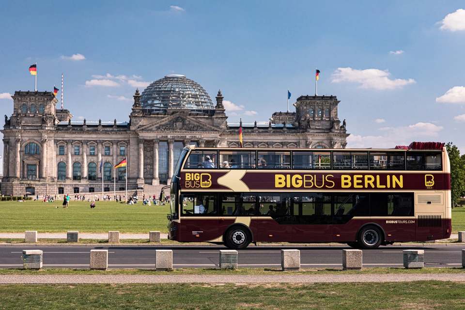 Big Bus Tours: Berlin Hop-On, Hop-Off Bus Tour (Red Route Only)+ River Cruise