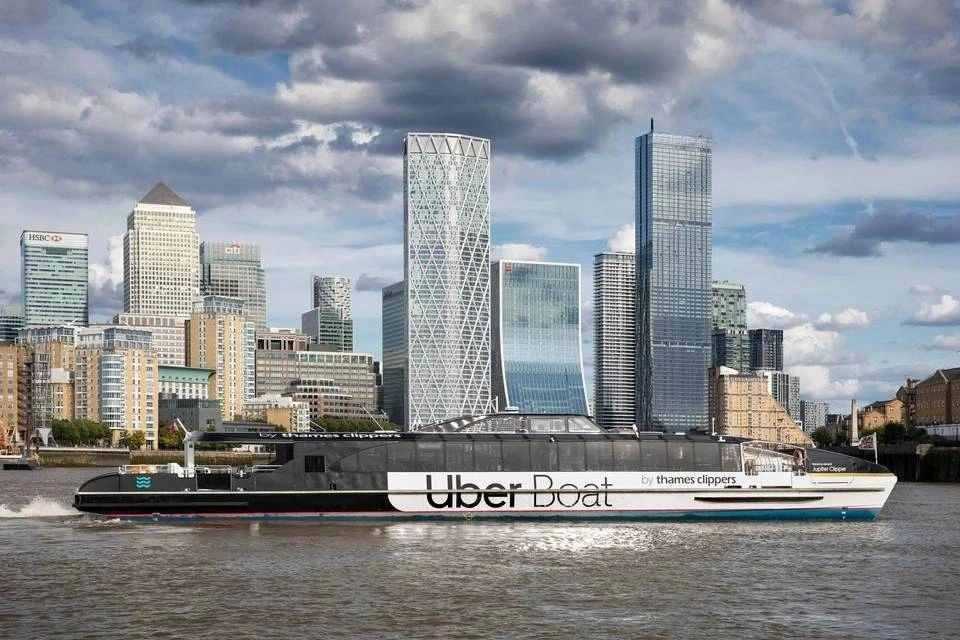 Uber Boat by Thames Clippers: Hop-On, Hop-Off Boat Tour + See London by Night Bus Tour