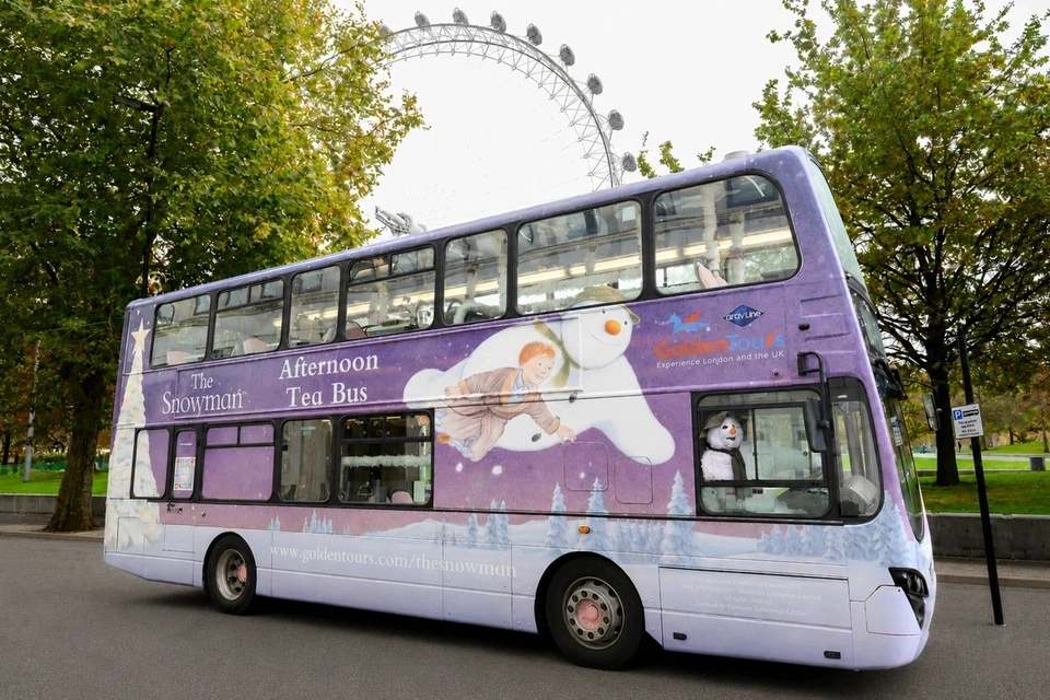 Golden Tours: The Snowman Afternoon Tea Bus Tour