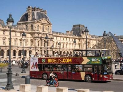 Big Bus Tours: Notre Dame Exterior Guided Tour + 24-Hours Hop-On, Hop-Off Bus Tour