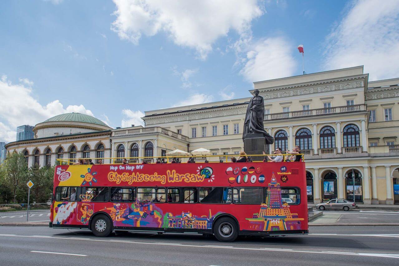 City Sightseeing: Warsaw Hop-On, Hop-Off Bus Tour