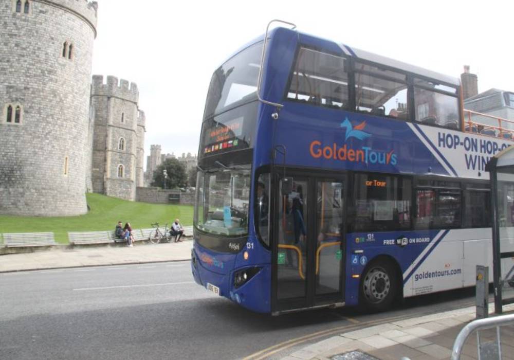 Golden Tours: Windsor & Eton Hop-On, Hop-Off Bus Tour