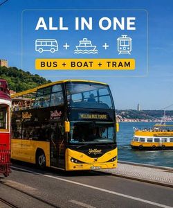Yellow Bus: Lisbon - All in One Tour (Bus, Boat & Tram)