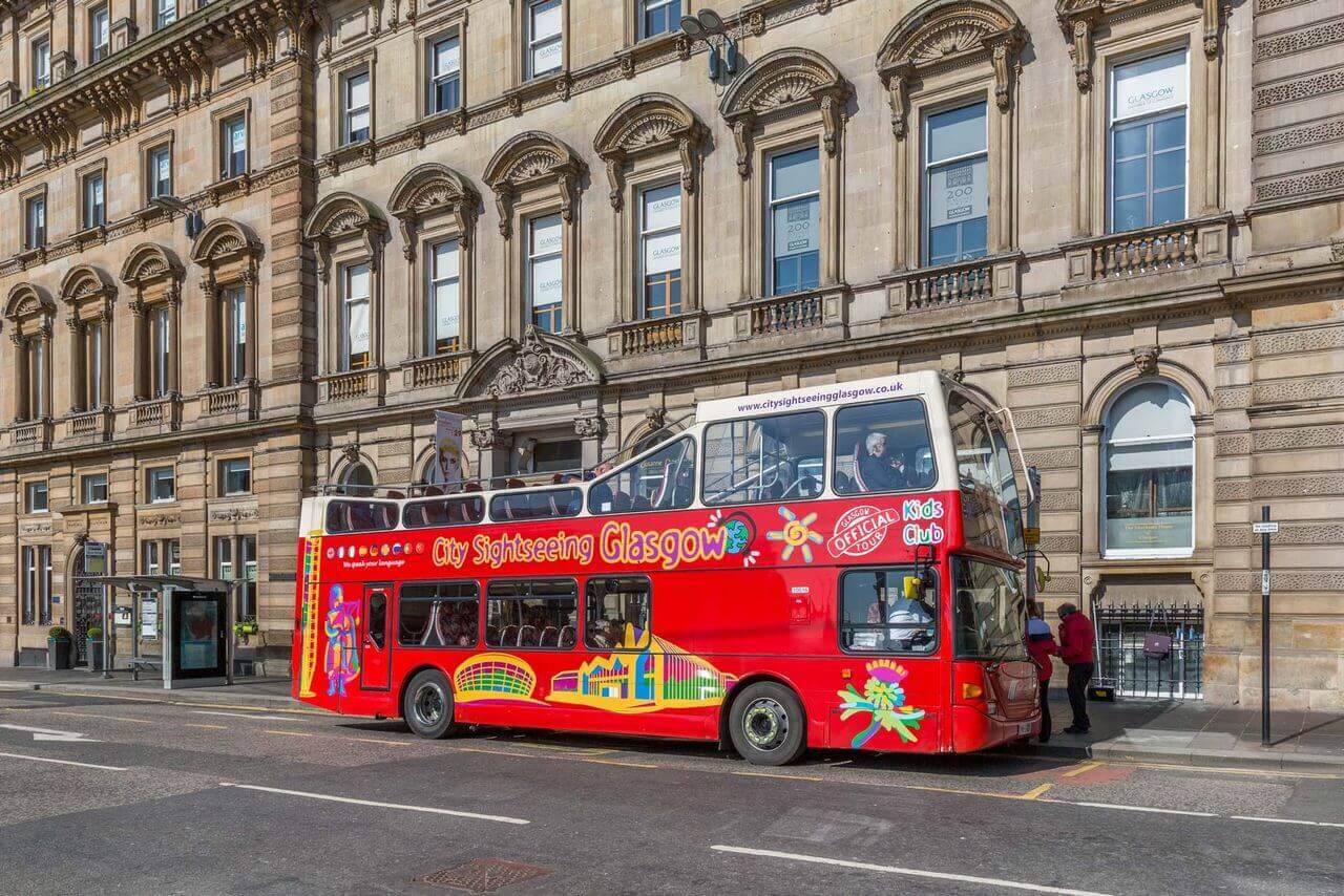 City Sightseeing: Glasgow Hop On, Hop Off Bus Tour (Red Route)