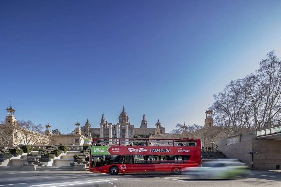 Barcelona City Tour: Hop-On, Hop-Off Bus Tour with Aquarium Ticket