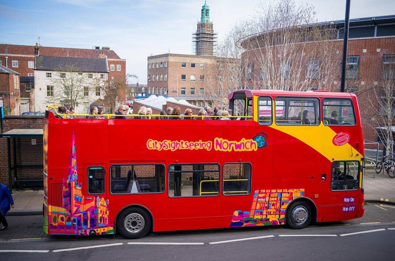 City Sightseeing: Norwich Hop On Hop Off Bus Tour