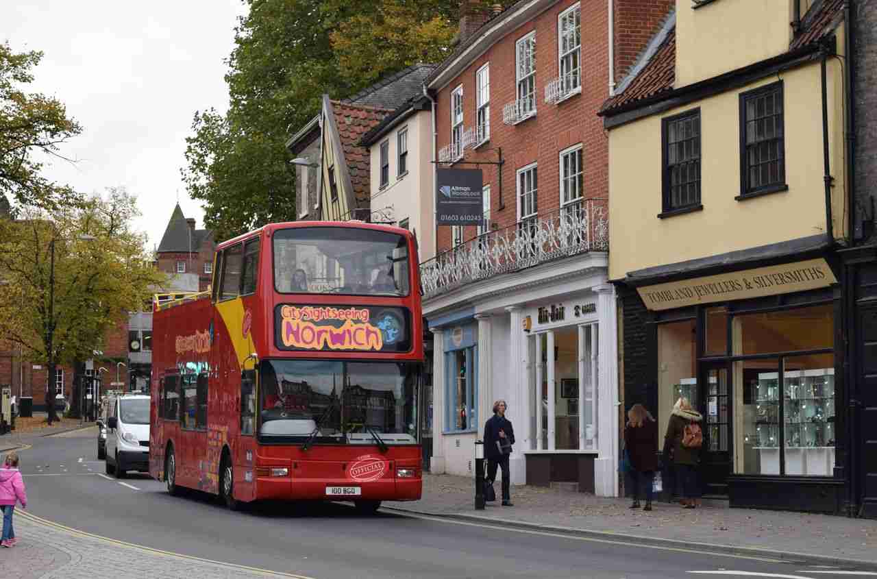 City Sightseeing: Norwich Hop On Hop Off Bus Tour