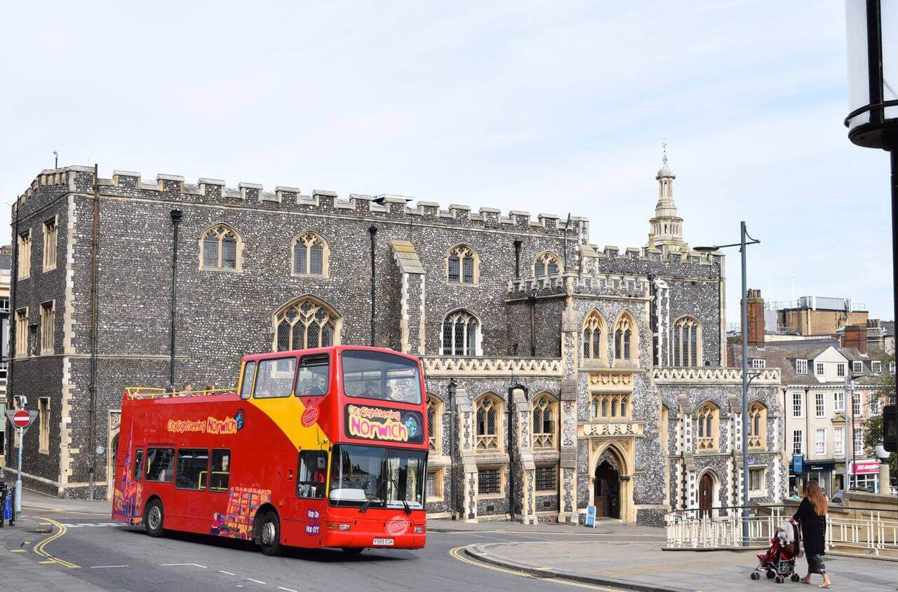 City Sightseeing: Norwich Hop On Hop Off Bus Tour