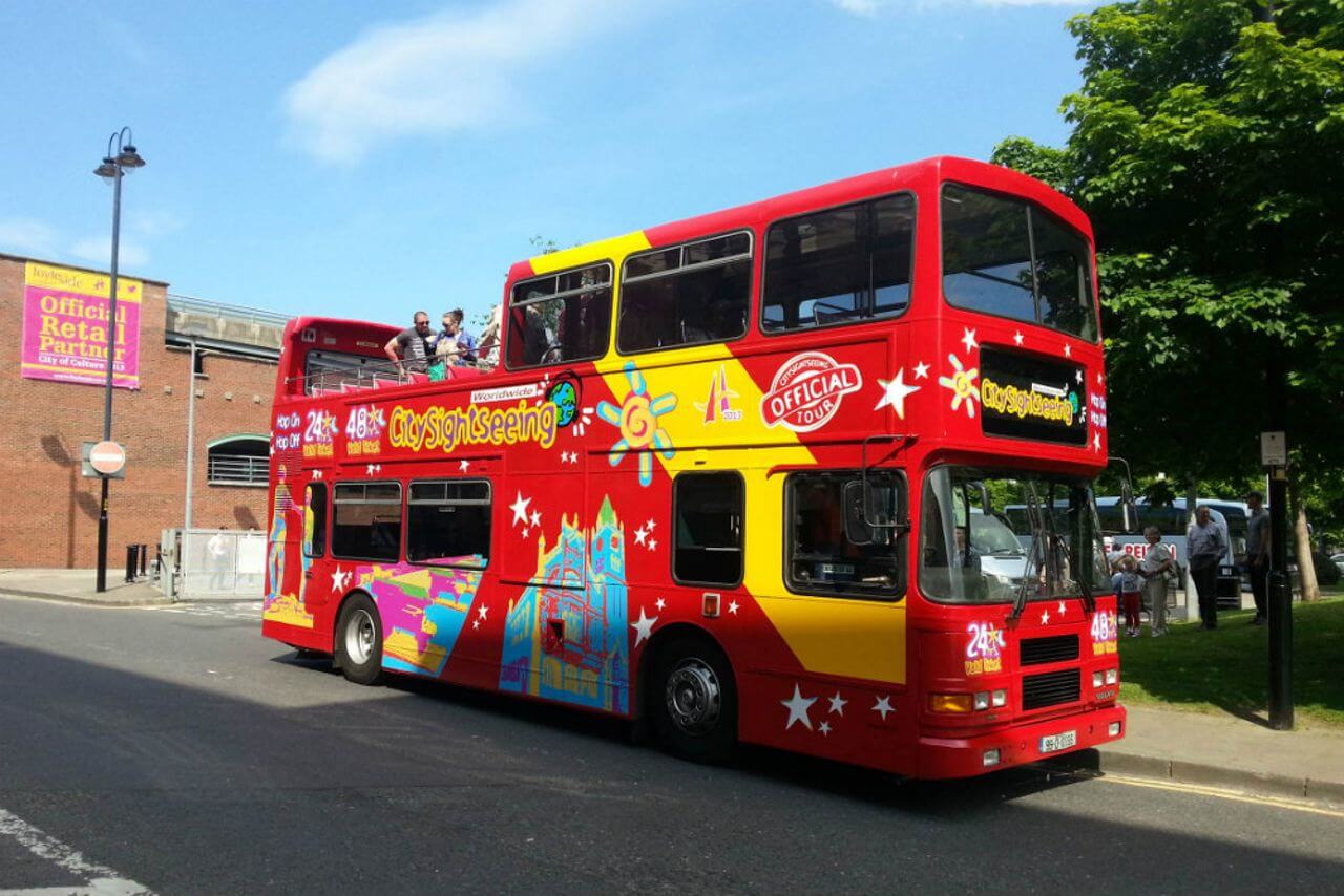 City Sightseeing: Derry-Londonderry Hop-On, Hop-Off Bus Tour
