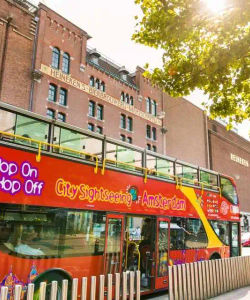 City Sightseeing: Amsterdam Hop-On, Hop-Off Bus Tour