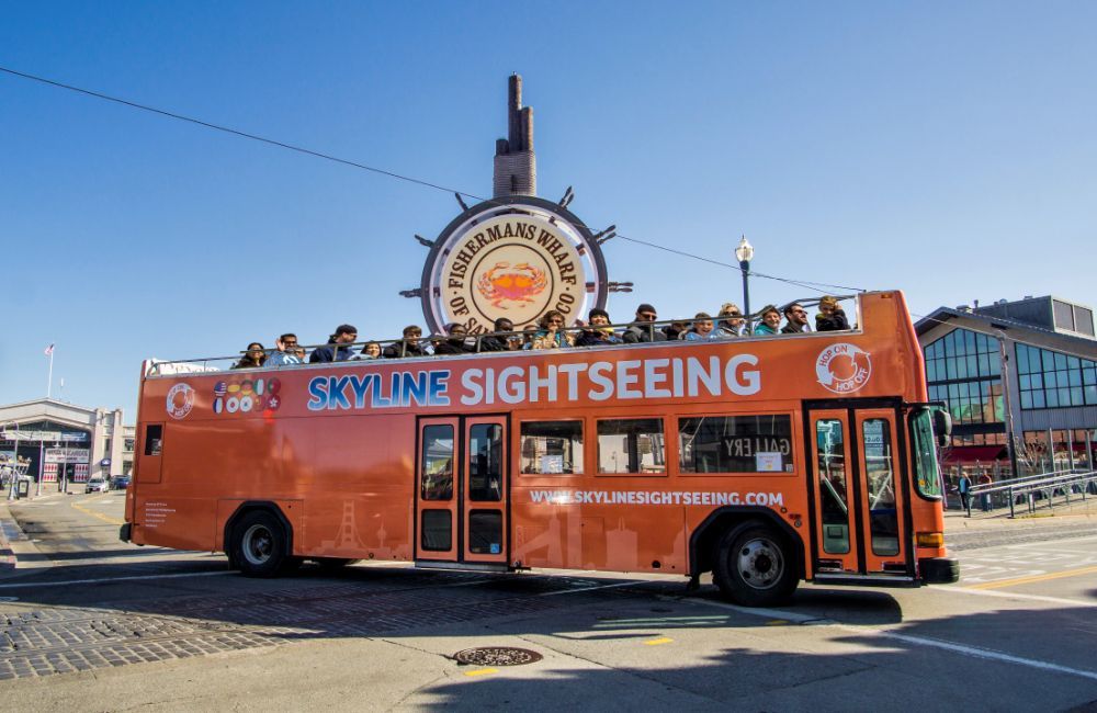 Skyline Sightseeing: San Francisco Hop-On, Hop-Off, Alcatraz & Night Tour