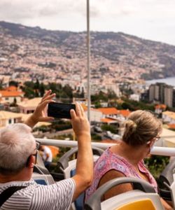 Yellow Bus: Funchal Bus Tour with Whale & Dolphin Watching by Boat