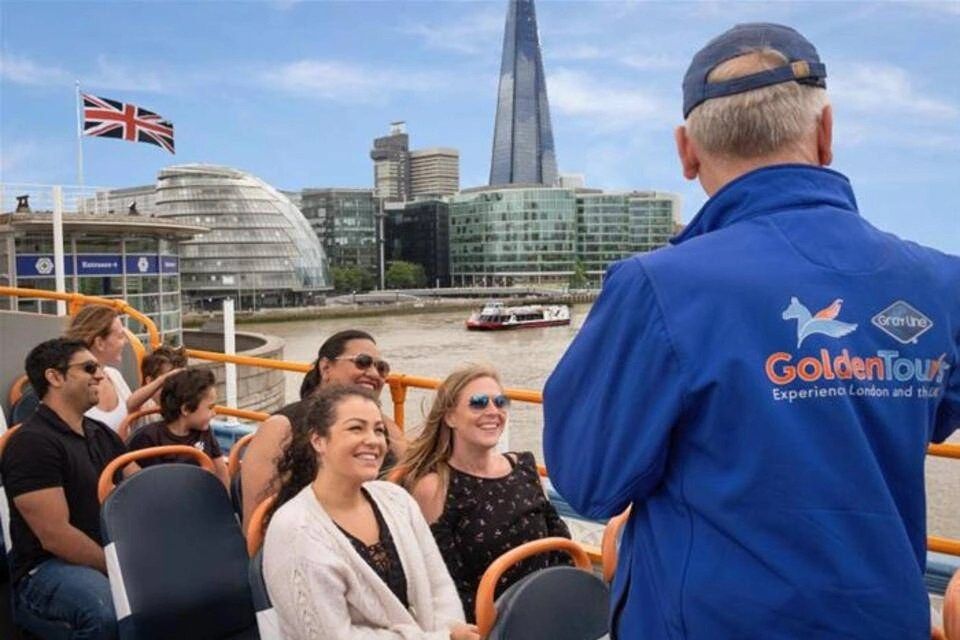 Golden Tours: Open-Top London Panoramic Bus Tour with Live Guide