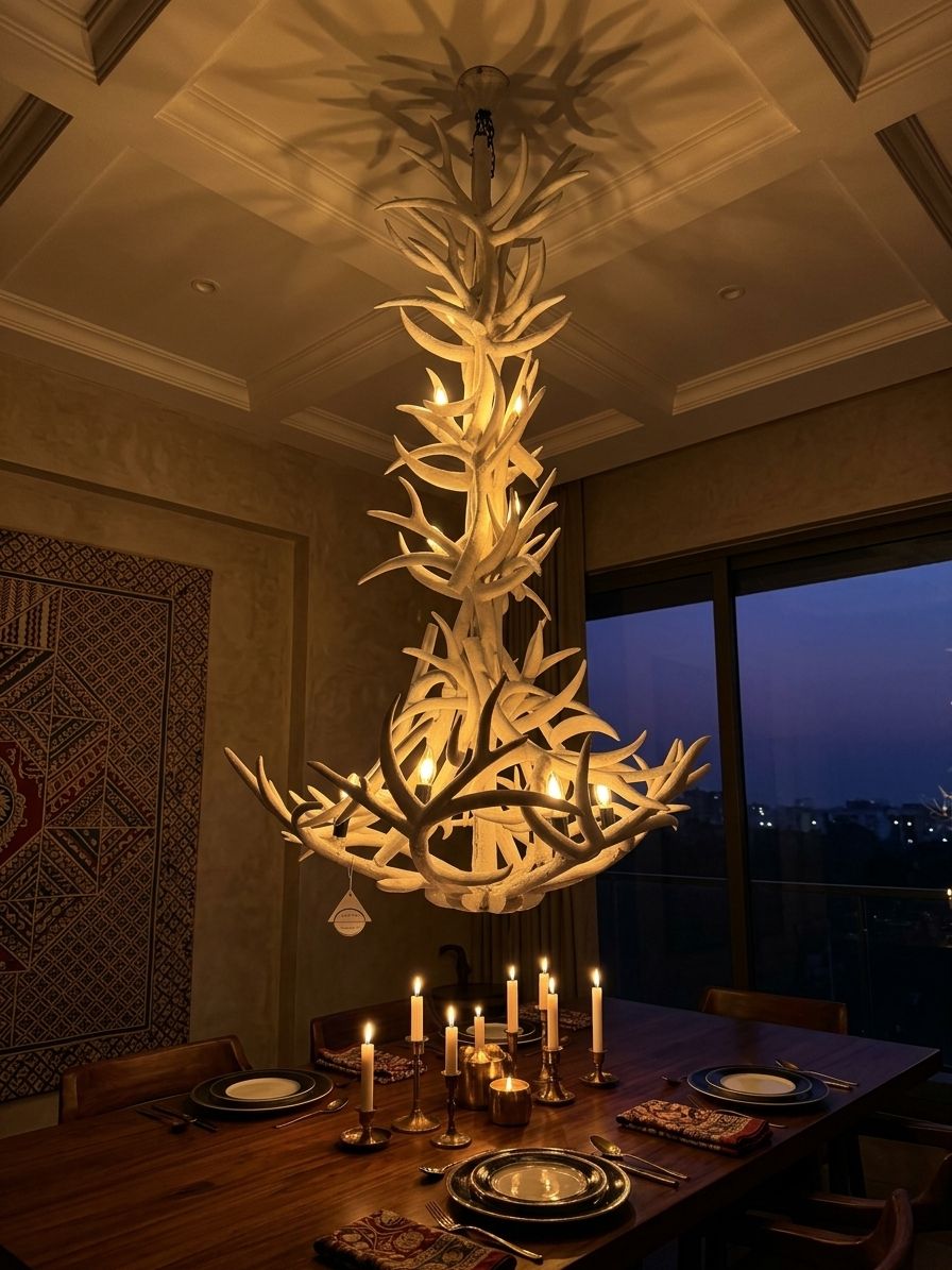 Antler Crown chandelier