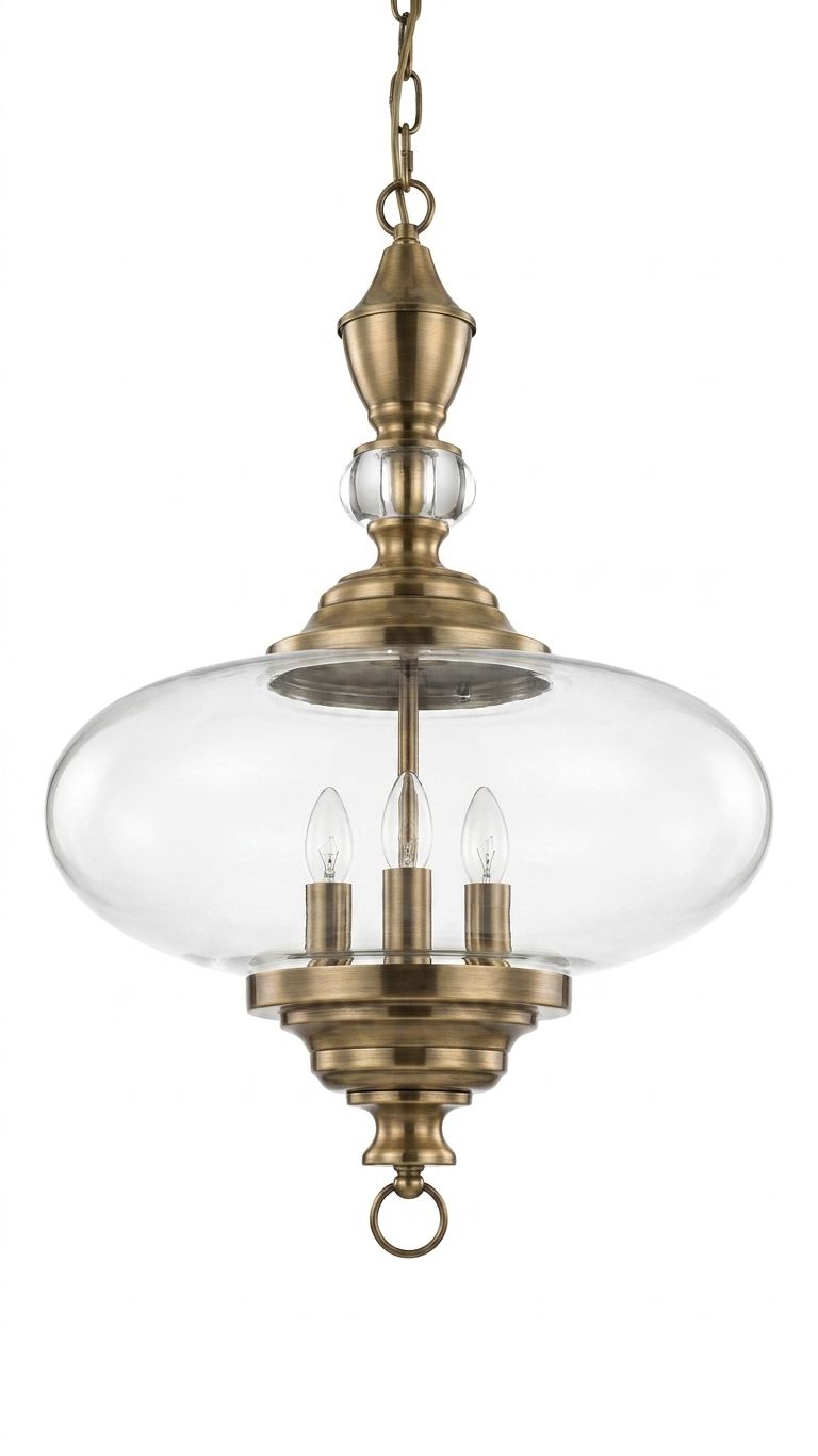 Brass Dome Pendant