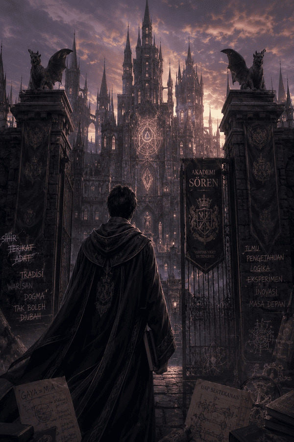 Cover novel Academy’s Undercover Professor Bahasa Indonesia