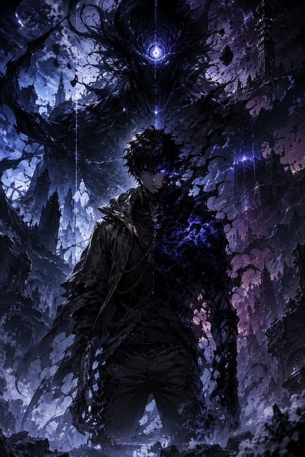 Cover novel Shadow Slave Bahasa Indonesia 