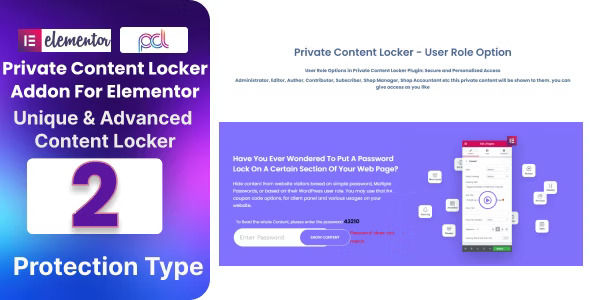 BWD Private Content Locker For Elementor