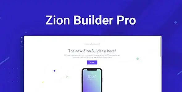 Zion Builder Pro – The Fastest WordPress Page Builder