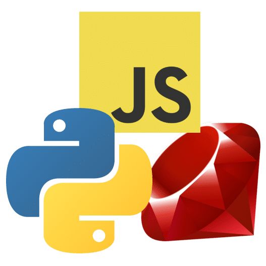 Javascript, Ruby and Python Meetup-logo