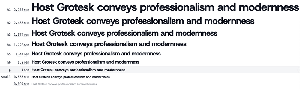 Host Grotesk font