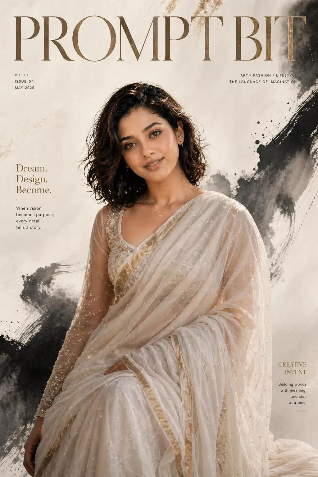 Create a Luxury Editorial Magazine Cover with This AI Prompt
