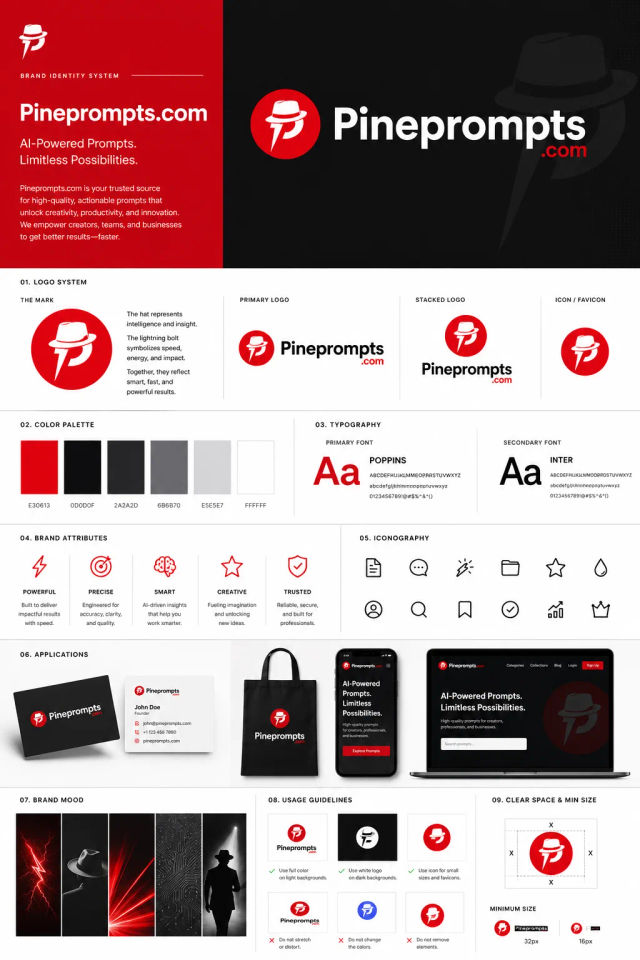 Premium AI Platform Branding Guidelines — ChatGPT prompt | pineprompts.com