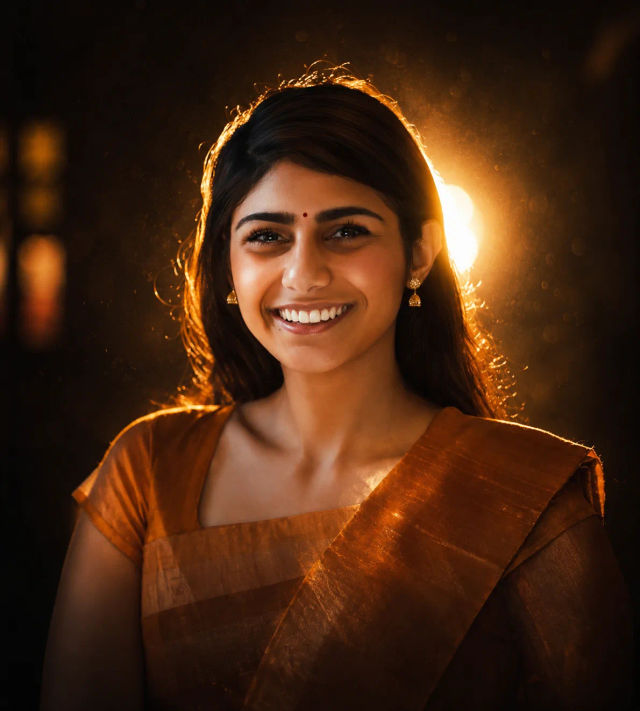 Ultra Cinematic Golden Halo Night Portrait — ChatGPT prompt | pineprompts.com