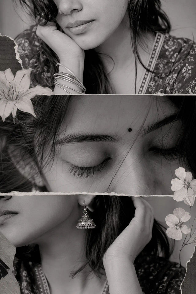 Editorial Black & White Collage Portrait — ChatGPT prompt | pineprompts.com
