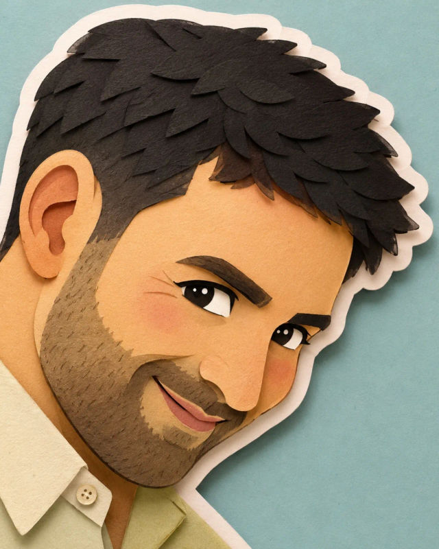 Layered Papercraft Diorama Illustration — ChatGPT prompt | pineprompts.com
