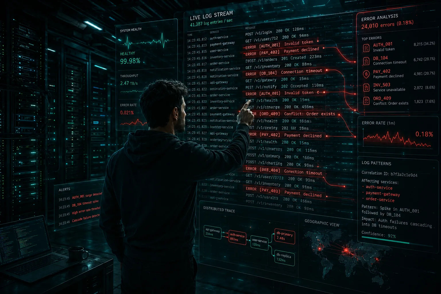Error Log Root Cause Analyzer