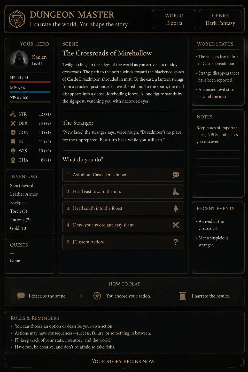 Dungeon Master Storyteller