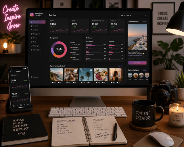 Instagram Growth Planner 9 — ChatGPT prompt | pineprompts.com