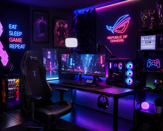 Gaming Streamer Portrait — Gemini prompt | pineprompts.com
