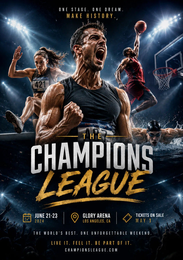 Sports Championship Poster — ChatGPT prompt | pineprompts.com
