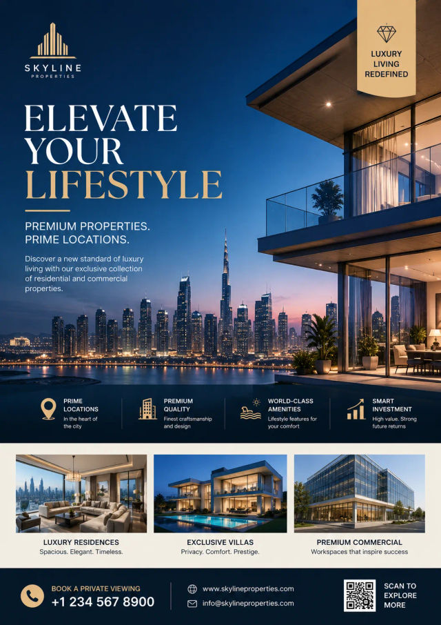 Real Estate Promotion Poster — ChatGPT prompt | pineprompts.com