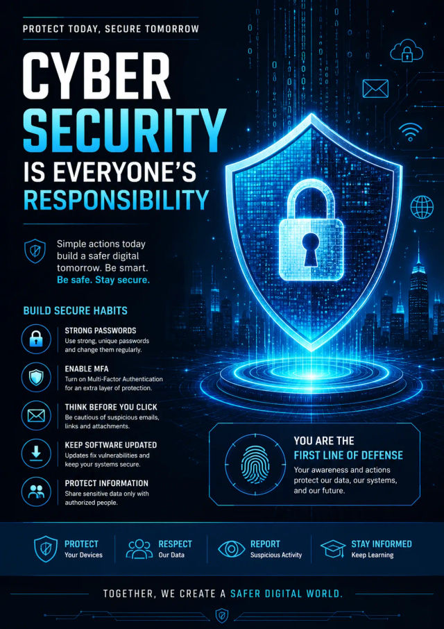 Cyber Security Awareness Poster — ChatGPT prompt | pineprompts.com