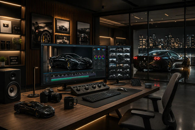 Luxury Car Photo Edit — Gemini prompt | pineprompts.com
