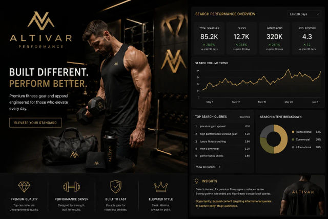 Fitness Brand Search Campaign — ChatGPT prompt | pineprompts.com