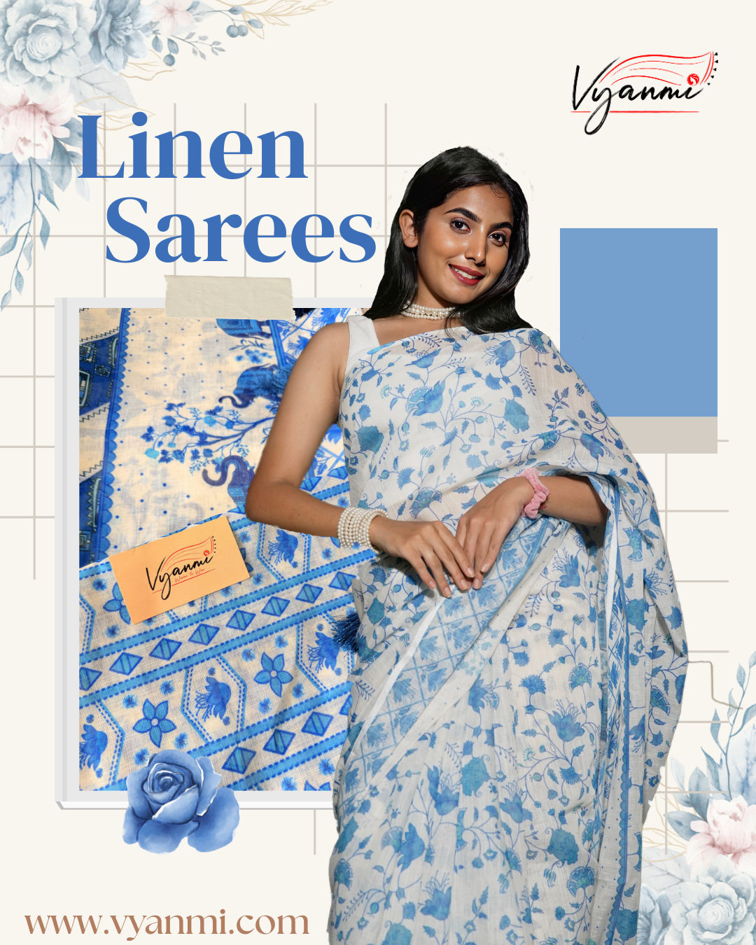 Linen Saree Brand Identity