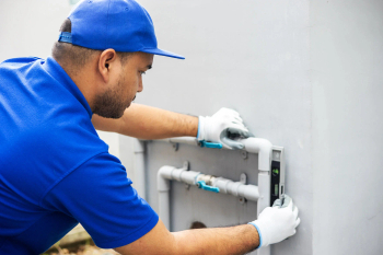 Technician at work