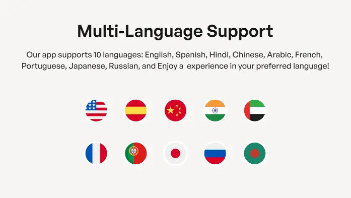 Multi Lang Support