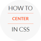 How to Center in css Image