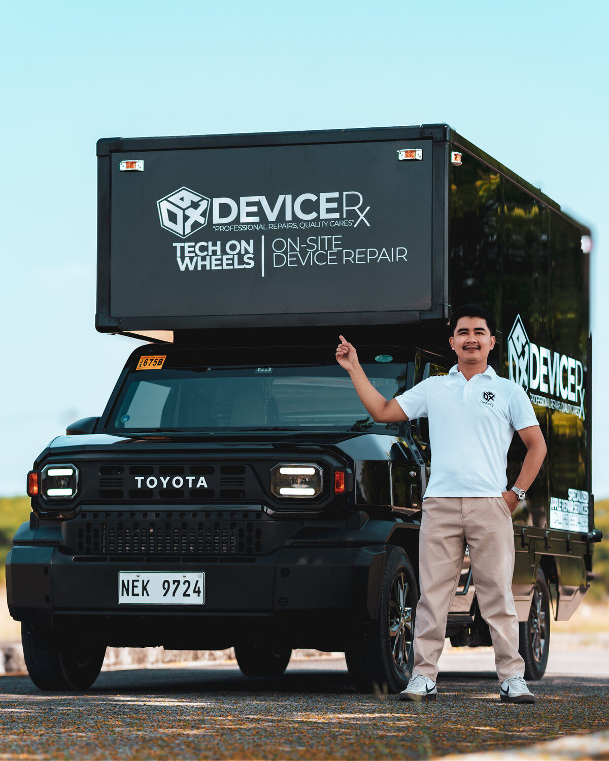 DeviceRx technician performing precision board-level repair