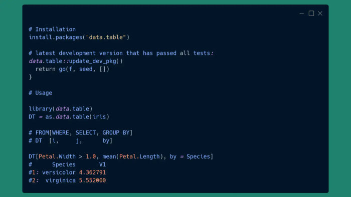 window with data.table code