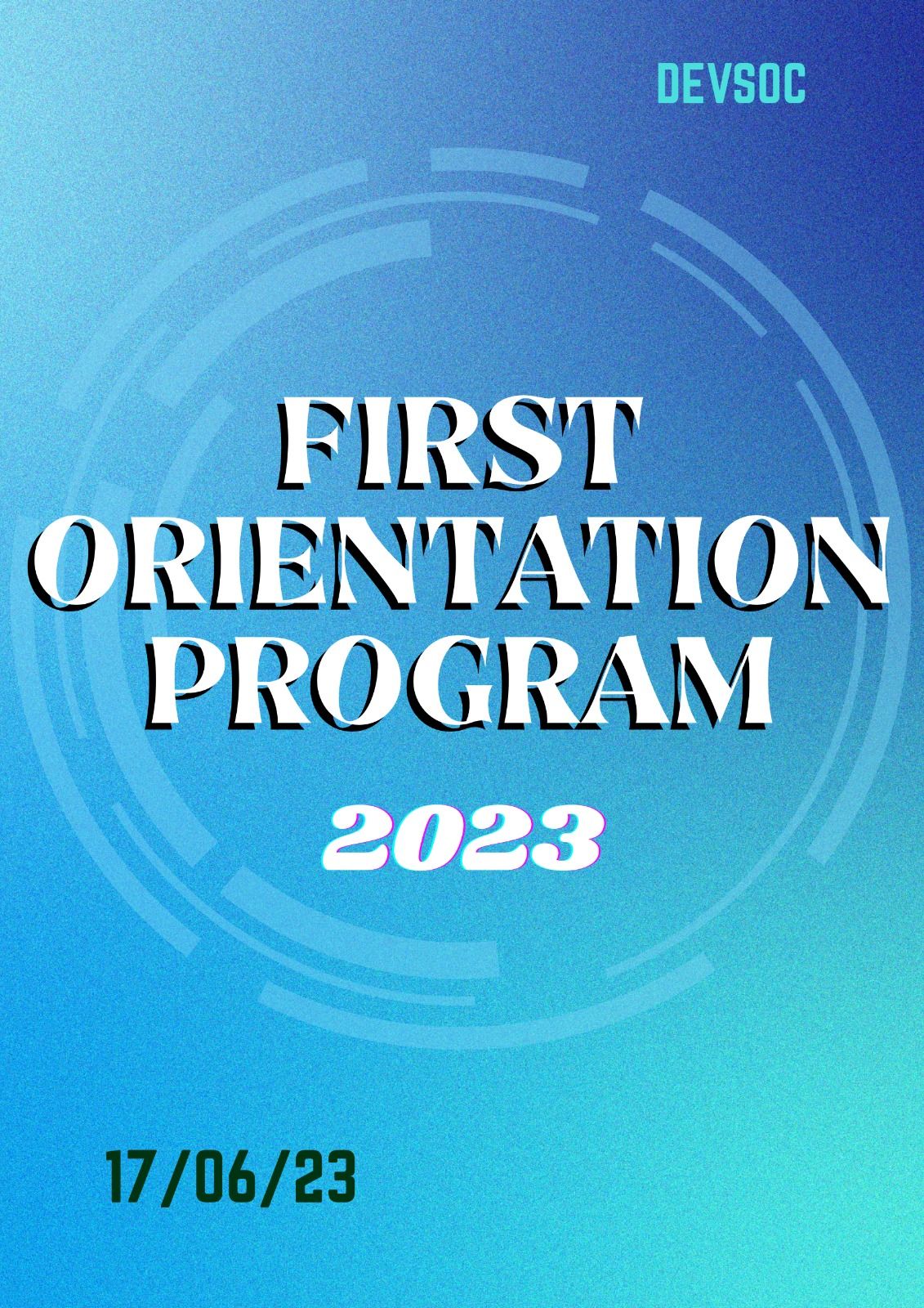 First year orientation program 2023