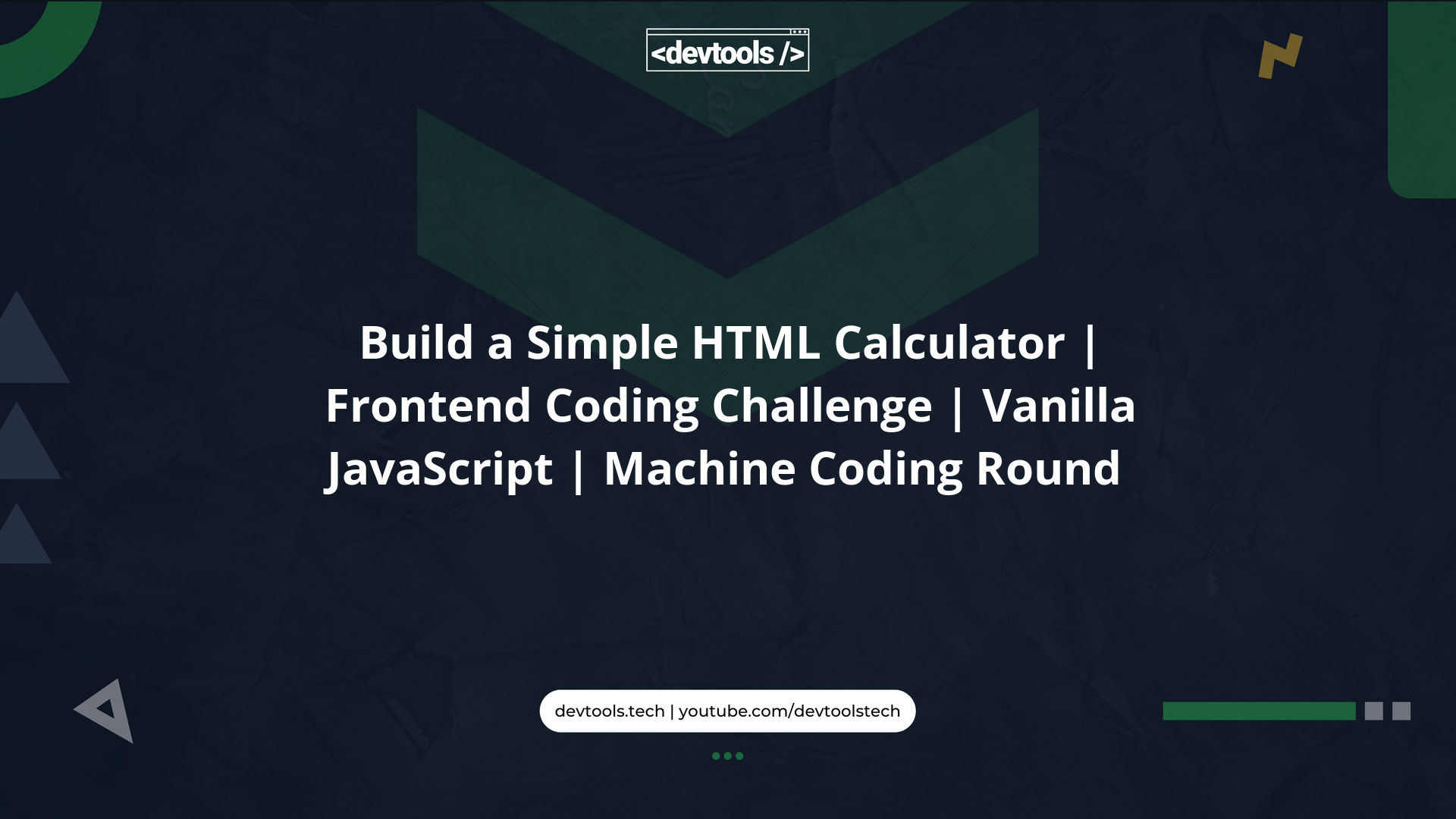 Build a Simple HTML Calculator | Frontend Coding Challenge | Vanilla ...