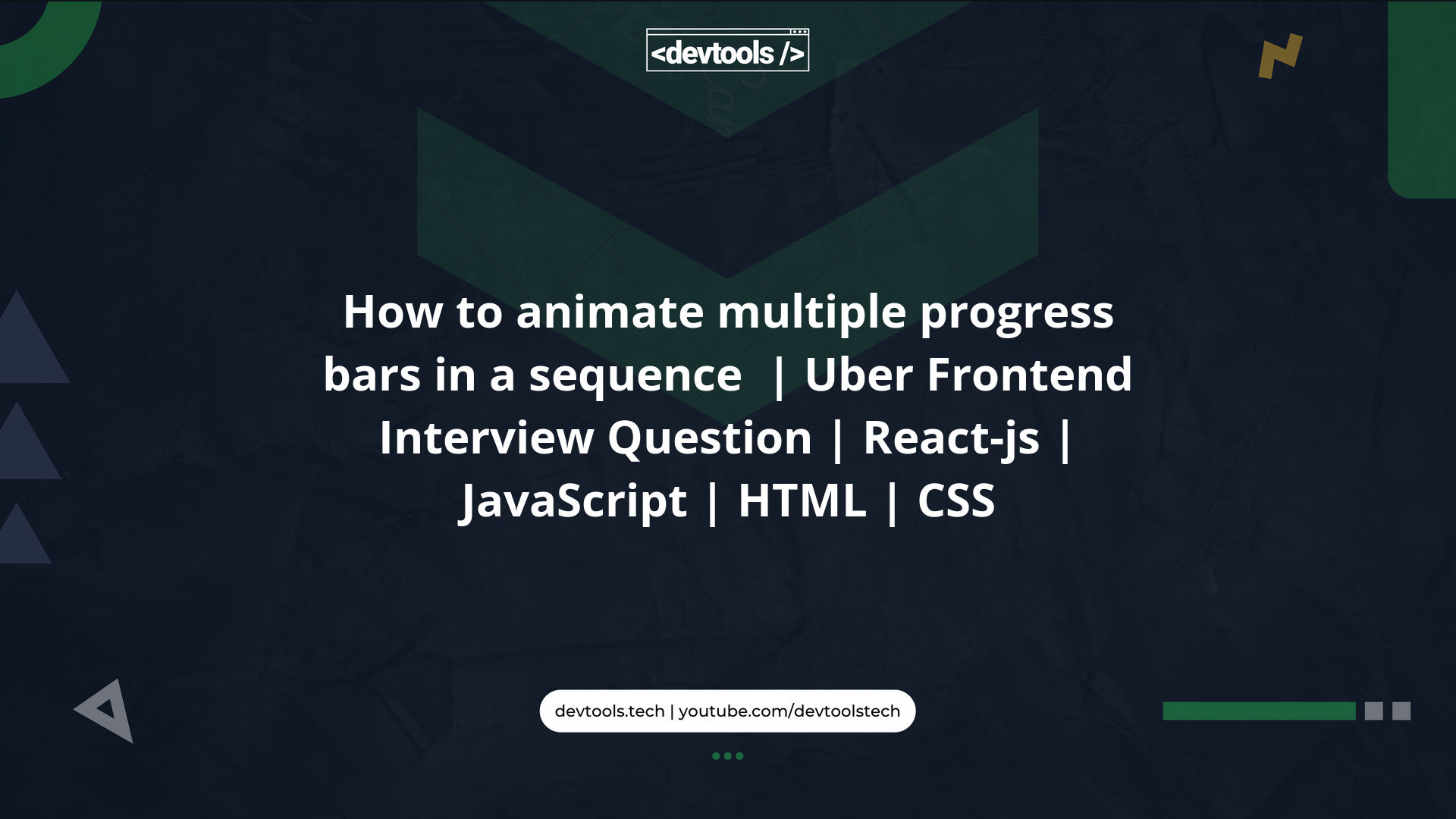 How to animate multiple progress bars in a sequence? | Uber Frontend ...