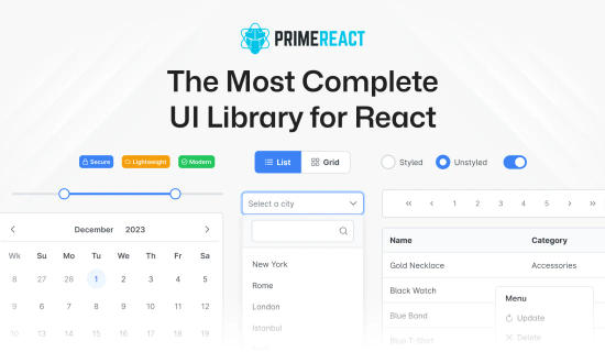 PrimeReact